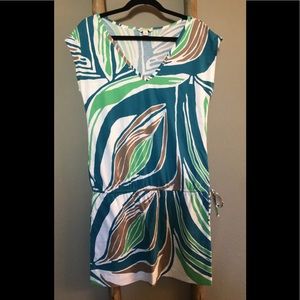 Banana Republic tropical print mini dress
